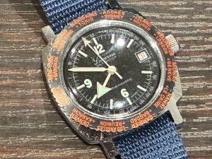Lucerne SEAWATCH 70s Vintage Skin Diver Swiss Mechanical Watch 36mm SERVICED