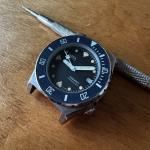 ~Vintage Aubrey DOXA Sub 600T SHARKHUNTER Diver Watch~Original BRACELET+Tag~NOS~