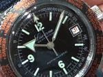 Lucerne SEAWATCH 70s Vintage Skin Diver Swiss Mechanical Watch 36mm SERVICED