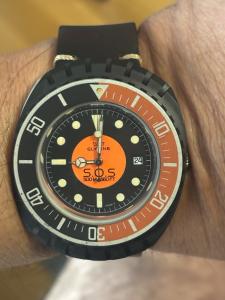 Glycine 500m S.O.S Diver Tool Watch Ref. 313.241 For Strumenti Ottici Subacquei