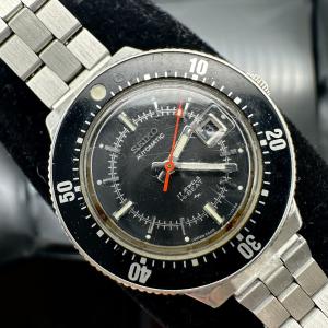 Vintage Seiko Automatic S/S Hi-Beat 17J Dive Diver Ladies Watch 2205-0649 Works