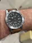 Glycine Airmen 3820 Automatic World Time 200m-660ft Men's Watch