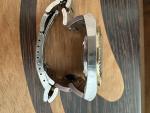 Vintage 1970’s Wittnauer All Stainless Steel Dive Watch With Fluted Bezel.
