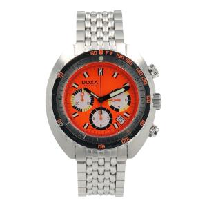 Doxa T-Graph Stainless Steel Orange Dial 43mm Automatic Mens Watch 805.10.351.10