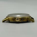 Glycine Compressor Automatic Watch Men Gold Tone Date Window 34mm No Band