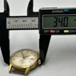 Glycine Compressor Automatic Watch Men Gold Tone Date Window 34mm No Band