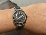 Vtg Chalet Wind Up Diver Men's Watch Swiss Made Parts/repair 37mm Collectible