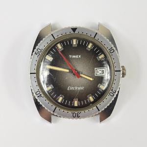 Vintage Timex Electronic Diver Dive Men's Watch 36mm Date for Parts or Repair