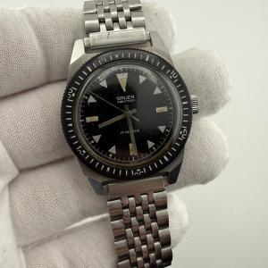 GRUEN PRECISION "Skin Diver" Cal.N510SS. Manual Wind Vintage Men’s Dive Watch