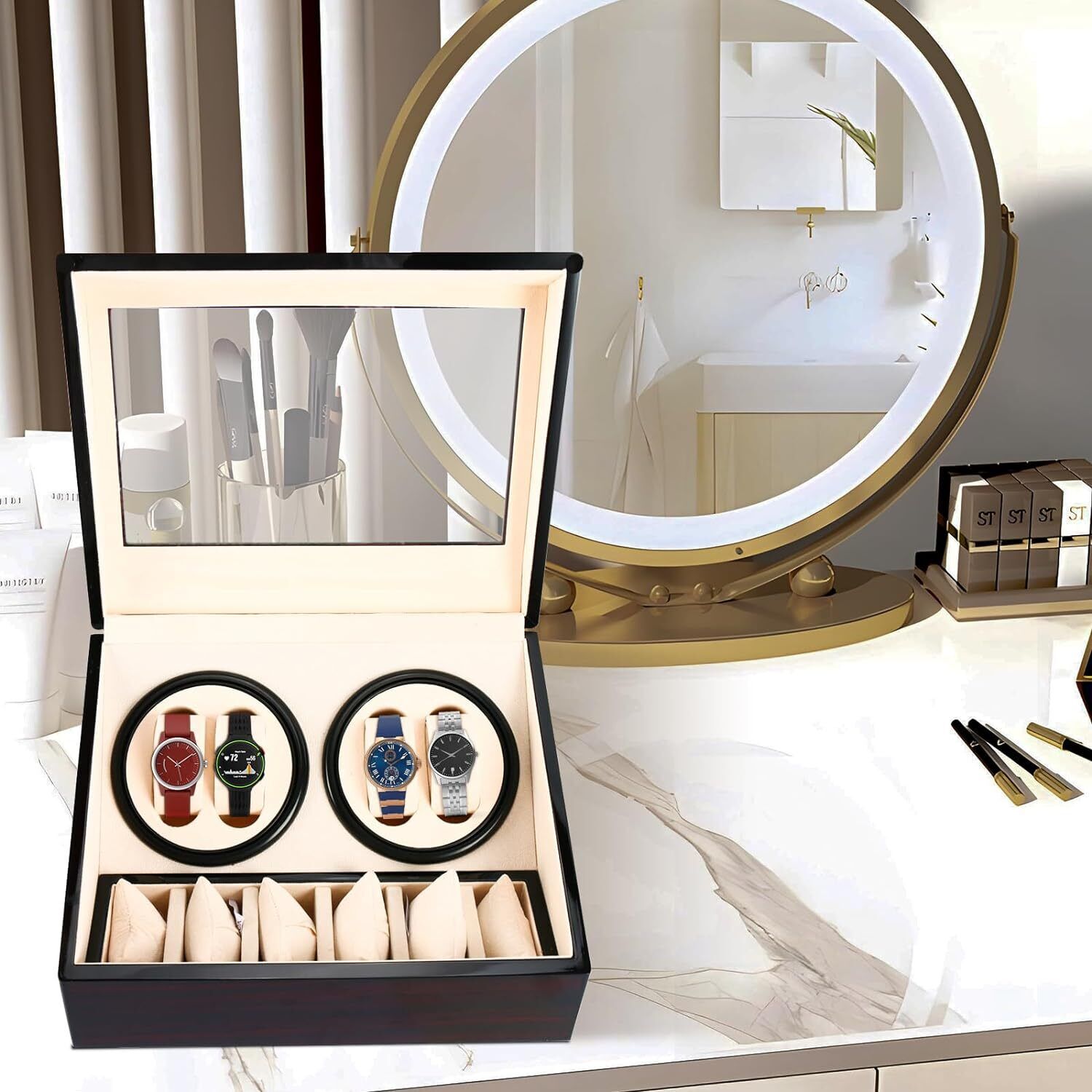 Automatic Watch Winder Storage Box & Display Case