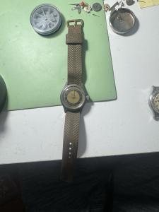 Vintage 1940s Ww2 Doxa Bulls Eye Dial Watch 