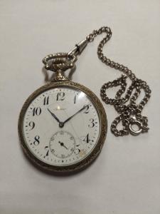 Doxa Pocket Watch Swiss Men’s 1905-1906 Is Solid Silver 17 Jewels Hors Concours