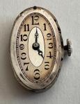 Vintage Glycine Watch Movement Dial Blue Hands Parts