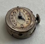 Vintage Glycine Watch Movement Dial Blue Hands Parts