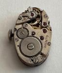 Vintage Glycine Watch Movement Dial Blue Hands Parts
