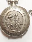 Doxa Pocket Watch Swiss Men’s 1905-1906 Is Solid Silver 17 Jewels Hors Concours