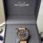 Glycine KMU Men's Automatic Wrist Watch Black Dial 48mm GL0131