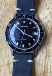 Waltham Incabloc 17 Jewels Diver's Watch Vintage Swiss Made Mechanical 36mm  