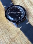 Waltham Incabloc 17 Jewels Diver's Watch Vintage Swiss Made Mechanical 36mm  
