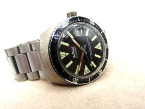Vintage Sheffield Allsport Cal RL 1215 Skin Diver Dive Watch Excellent Condition