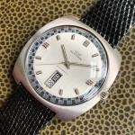 Glycine Compressor Automatic Silver Rally Dial Stainless Steel Watch - NOS