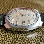 Glycine Compressor Automatic Silver Rally Dial Stainless Steel Watch - NOS