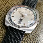 Glycine Compressor Automatic Silver Rally Dial Stainless Steel Watch - NOS