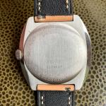 Glycine Compressor Automatic Date Blue Dial Stainless Steel Wristwatch NOS