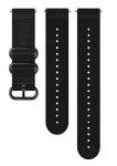 SUUNTO SS050228000 Suunto Watch Strap, 24mm, Textile, M+L: 130-240 mm, Black- Explore, 24mm ; M+L (130-240 mm)
