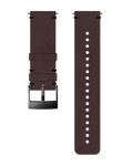 Suunto Original Leather Watch Strap for Spartan Sport WRH 9, 24mm, Brown