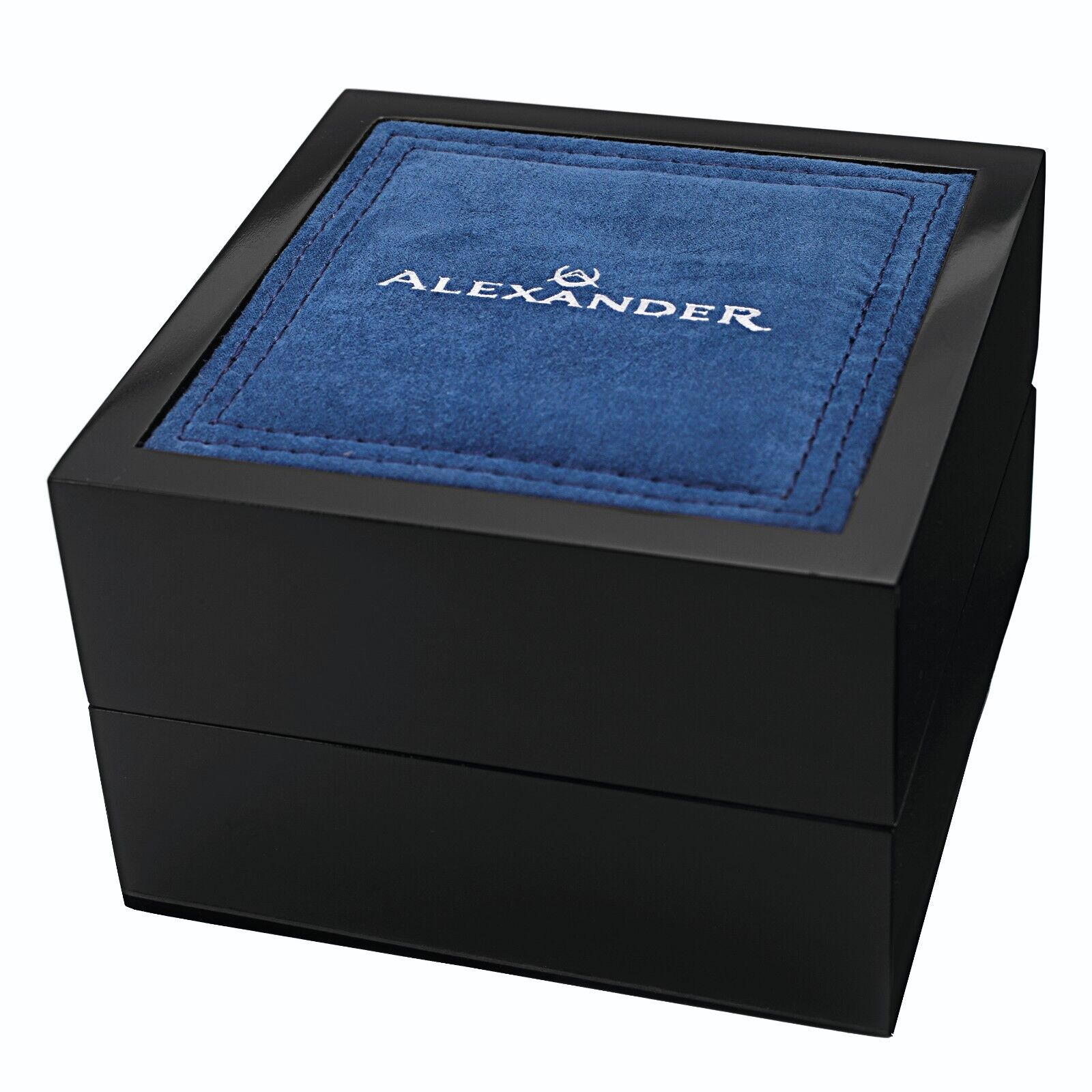 Alexander Slim Men's Dress Watch with Black Dial