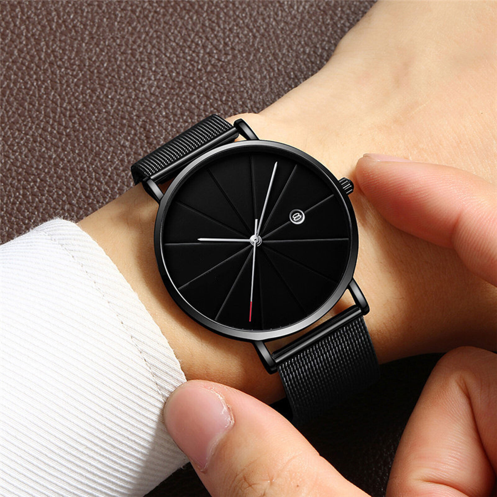 Men's Trendy Ultra Thin Quartz Watch