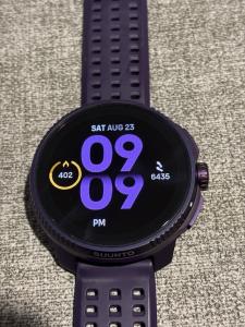 Suunto Race Fitness Smartwatch with Purple Strap