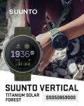 SUUNTO Vertical Adventure GPS Solar Titanium Watch Forest