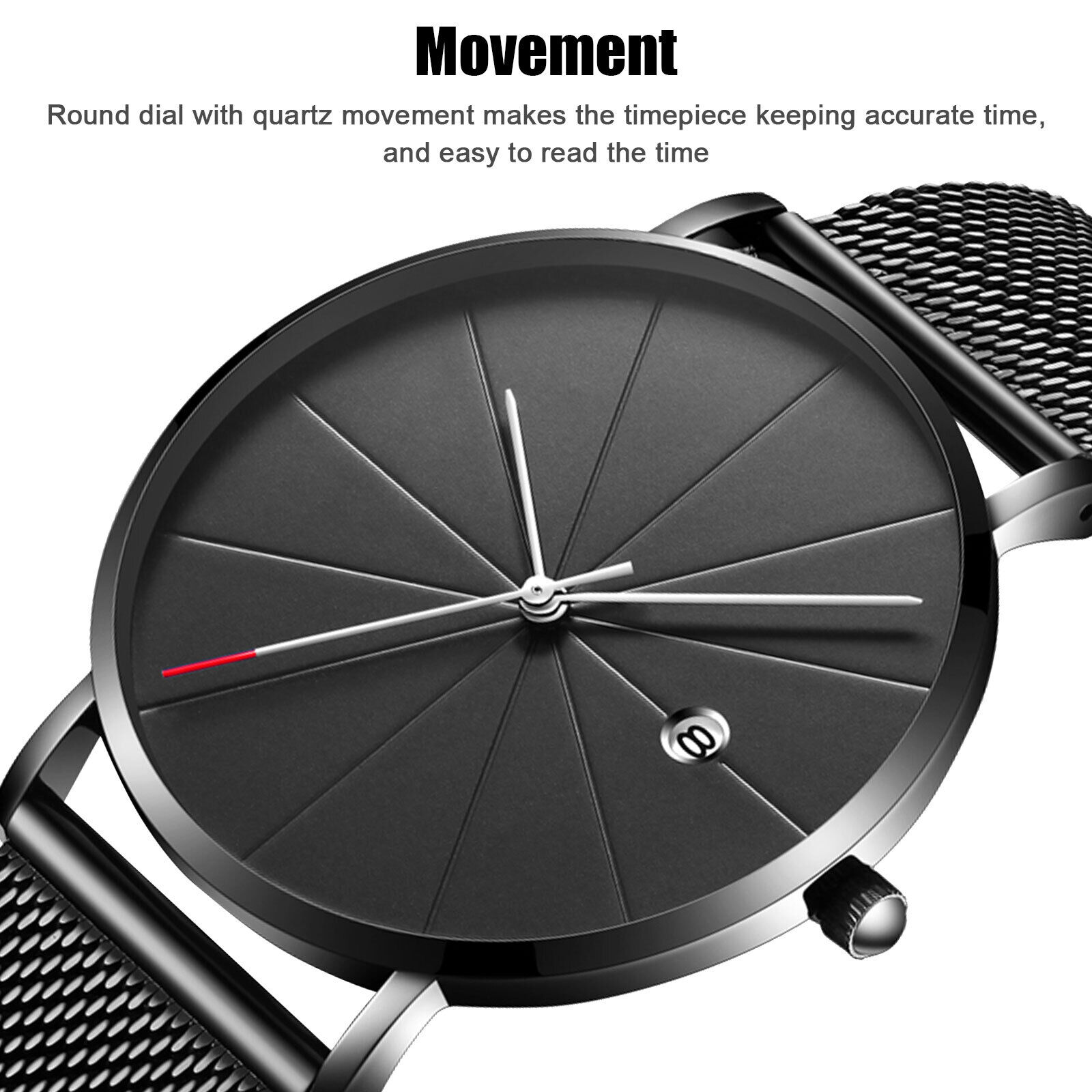 Men's Trendy Ultra Thin Quartz Watch