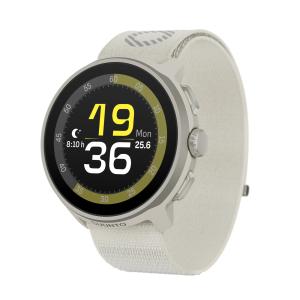 SUUNTO RUN FROST GRAY 46mm Textile Strap AMOLED GPS Smartwatch SS051110000