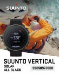 SUUNTO Vertical Adventure GPS Solar Steel Watch All Black Offline Map