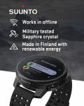 SUUNTO Vertical Adventure GPS Solar Steel Watch All Black Offline Map