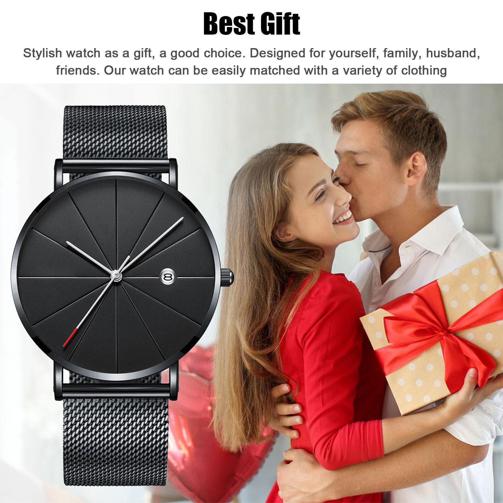 Men's Trendy Ultra Thin Quartz Watch