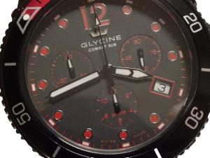 Mens 42mm Glycine COMBAT SUB Chronograph Watch Series 3915.99 NWT B&P