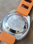 Rare U.S. Divers Co. Aqua Lung ETA Quartz Watch Orange Dial By Doxa Aubry Era