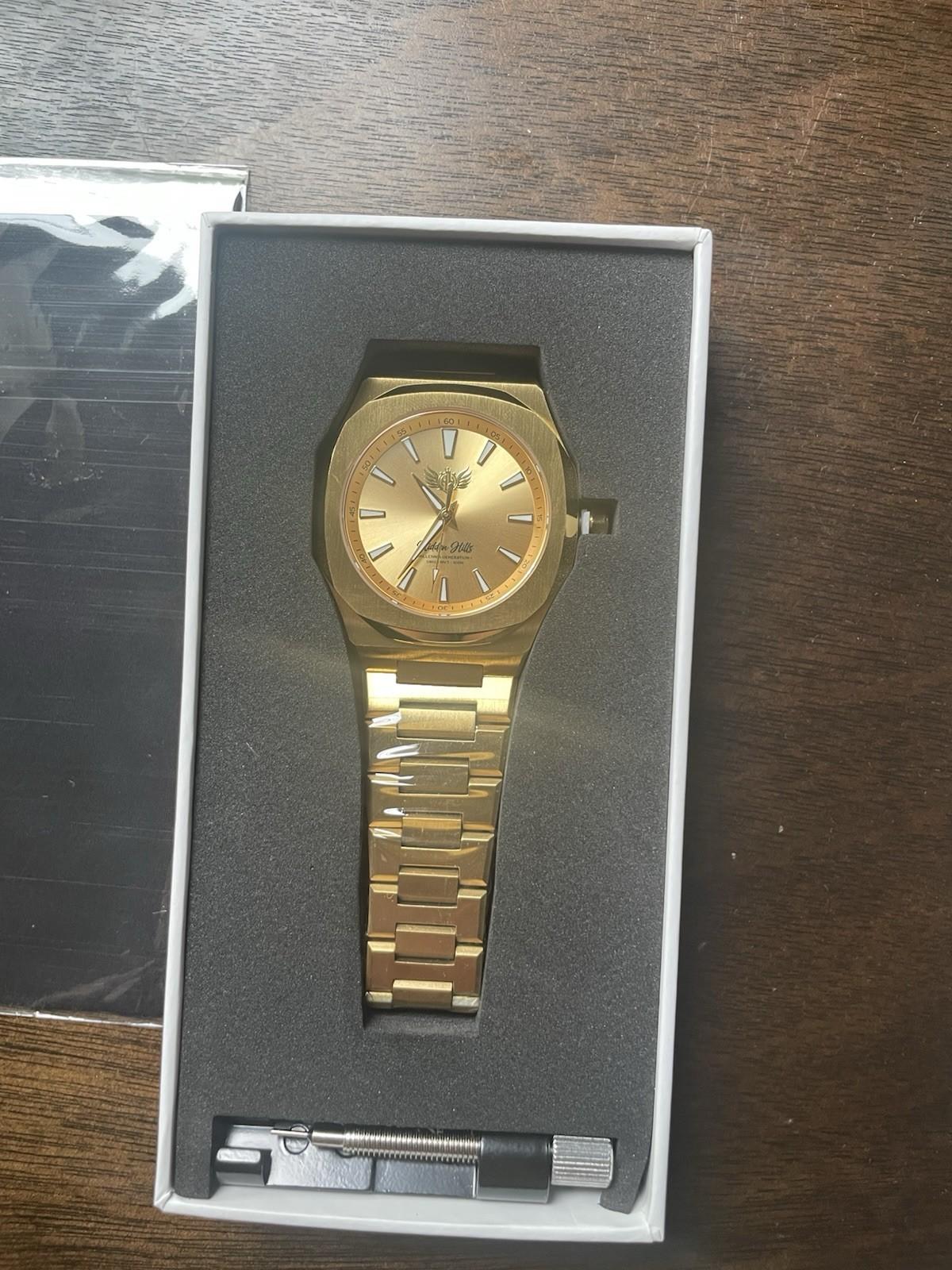 Hidden Hills Millennia G1 Gold Watch