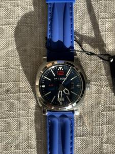 NEVER WORN Panzera Aquamarine 45 Automatic Watch Sapphire Stainless Steel & Box