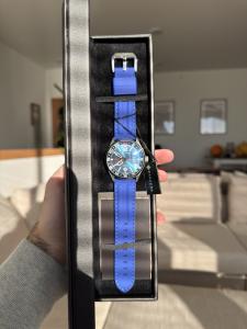 Panzera Flieger 45g Men’s Stainless Steel Pilot’s Watch F45G-01 No.02405 10ATM