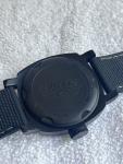 PANZERA AVIATOR DIVER 200 METERS 660 FEET DAY DATE Black Rubber Strap Watch.