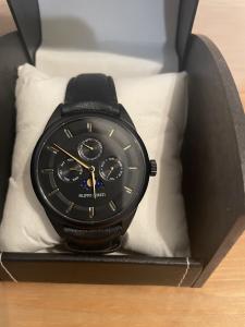 Filippo Loreti Venice Moonphase Black Gold Watch