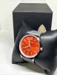Filippo Loreti Unisex Gray Leather Straps Analog Dial Quartz Wrist Watch NSD34