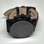 Filippo Loreti Oscura Mens All Black Analog Dial Quartz Chronograph Watch NSD16