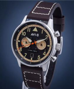 AVI-8 Hawker Hurricane Black Dial Chronograph Quartz AV-4088-01 Men's Watch