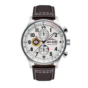 AVI-8 Hawker Hurriance Classic Stainless Steel 42mm Japanese Quartz Wristwatch
